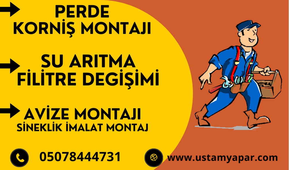 Menemen Korniş Montajı Perde Ustası